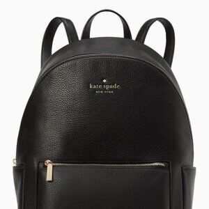 KATE SPADE Leila Pebbled Leather Large Dome Backpack